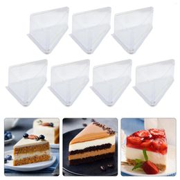 Take Out Containers 10 Sets Cake Box Mousse Case Plastic Dessert Cases Desserts Pudding Packing