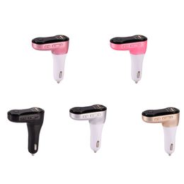 Colorful CAR C5 Bluetooth MP3 Transmitter Wiith USB Car Charger Breless Car Kit AUX Hands Free FM Adapter With Retail Package
