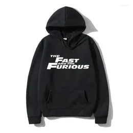 Men's Hoodies Fast And Furious Hoodie Women's Fashion Simple Long Sleeved Pullover Street Trend Y2k Large Sweatshirt