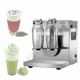 Electric Automatic Double Frame Milk Tea Shaker Stainless Steel Bubble Boba Shaker Double Cup Shaker Machine