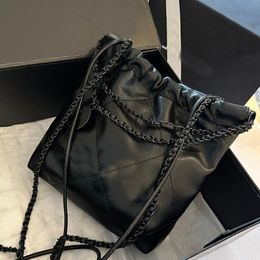 10A Fashion Top Quality Luxury Designer Bag Garbage Diamond Womens Stylish Shopping Womens Bag Black Gingham Bag Large Capacity Bag Lea Vvjn