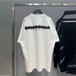 Balencigaa Shirts Oversized Half Sleeve Summer Men's T-Shirts Balencigaa Designer T Shirts For Womens Wash Fabric T Shirts Skateboard Tees Tops Clothes 236