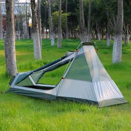 Tents and Shelters Alltel genuine ultra light outdoor camping mountain hiking double layered aluminum alloy pole single tentQ2405111