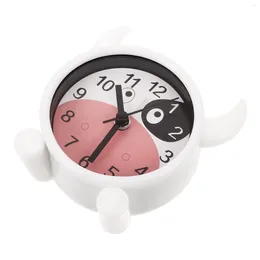 Wall Clocks Cow Alarm Clock Silent Bedroom Table Desk Decorative For Office Plastic Modern Style Mute