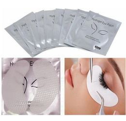 50 pairspack Eyelashes Extension Patches Eye Under Pads Wraps Sticker Lint Lash Tips Sticker Tweezers Helper Tools4323382