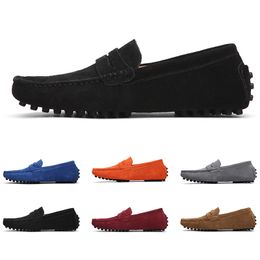 GAI casual shoes for men low black grey reds blue orange browns flat sole mens outdoor shoes