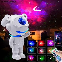 Night Lights Starry Sky Night Light Astronaut Lamp Galaxy Star Projector Home Room Decor Bedroom Decoration Decorative Luminaires Gift New S240513