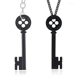 Chains Halloween Metal Key Skeleton Props Neil Gaiman Black Treasure Chest Necklace