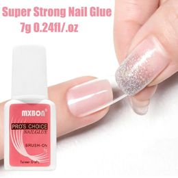 Nail Gel 7g/0.24oz Super Strong Glue For False Tips/Acrylic Nails/Press On Nails/Fake Nails Art Decoration Lasting Adhesion