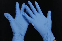 10020 Tattoos Body Art Tattoo Supplies Disposable Glove Tattoo Blue Glove Embroidering Gloves Antiskid Gloves Strong Solid Tatt5668387