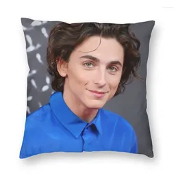 Pillow Timothee Chalamet Throw Covers Home Decor Luxury 90s TV Actor Outdoor S Square Pillowcase