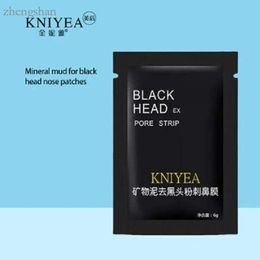 Kniyea nose masks pimple extractor blackhead remover acne mineral mud nasal membrane patch T-zone Conk Pore Cleanser Head Strip skin care 6g/pc 3000pcs a lot 88a3