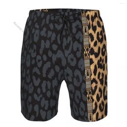Men's Sleepwear Summer Shorts Pyjamas For Men Leopard Loose Soft Short Pyjama Pants