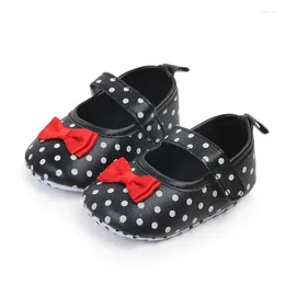 First Walkers Baby Girls Shoes Autumn Spring For Girl Kids Anti-slip Polka Dot Soft Sole Casual Walking