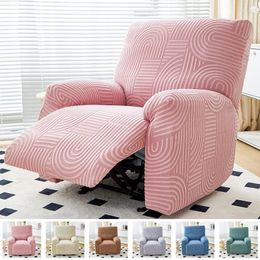 Chair Covers 4 Pieces/set Recliner Sofa Cover Thicken Jacquard Reclining Lazy Boy Relax Armchair Slipcover For Living Room Decor