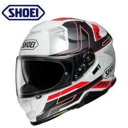 AA Designer Helmet SHOEI Full Helmets Japanese dual lens motorcycle helmet anti fog GT Air 2 second-generation running full ridingJFR5
