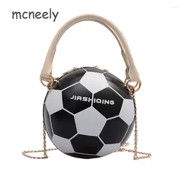 Bag Ins Personalised Football Net Red Round Women's Portable One Shoulder Chain