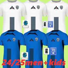 New Slovenia soccer Jersey 2024 2025 SESKO Home White Away Blue 24 25 Benjamin Football shirts adult kdis kit