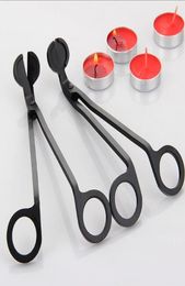 Stainless Steel Candle Wick Trimmer Oil Lamp Trim scissor tijera tesoura Cutter Snuffer Hook Clipper6182391