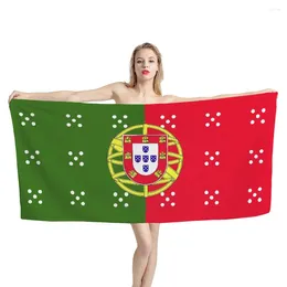 Towel USA/Portugal/Haiti/UK/Jamaica/France Flags Design Bath Large Cotton Towels For Adult Beach Sauna