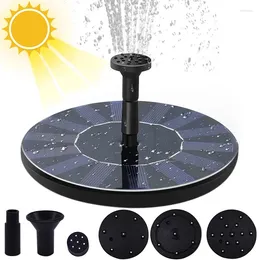 Garden Decorations Creative Explosion Mini Solar Fountain Outdoor Floating Pool Pond Decoration Bird Bath Water Pump