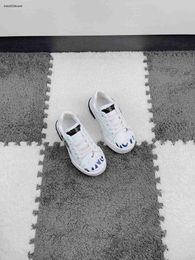 New kids Sneakers Blue letter print baby Casual shoes Size 26-35 brand box packaging high quality girls boys designer shoes 24May