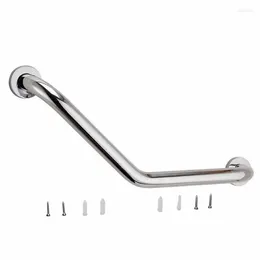 Bath Mats Grab Bars 15.75-inch Stainless Steel Angled Handrail The Elderly Anti Slip Armrest For Bathtubs Bathrooms And Stairs