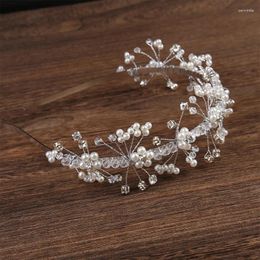 Party Supplies Crystal Flower Headbands For BridalShower Bachelorettes Hairband Music Festival Decorative Crownpieces Women Hairhoop