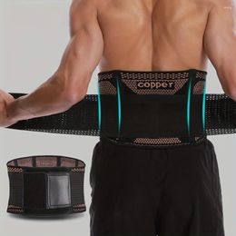 Waist Support Compression Slim Back Brace: Get Relief From Lower Discomfort & Sciatica With Infused Belt Wrap