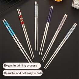Chopsticks Stainless Steel Versatile Elegant Design Convenient Fashionable Ergonomic Travel Sushi Utensils