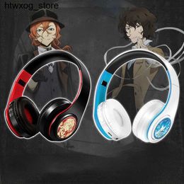 Headphones Earphones Cosplay Gaming Headphone Anime Jujutsu Kaisen Gojou Satoru Bluetooth Headset Headphone Gift Plug in card and FM for IOS ANDROID S24514 S24514
