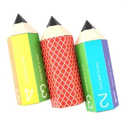 Gift Wrap 10Pcs Pencil Shaped Candy Boxes Creative Cookies Chocolate For Decorations Box