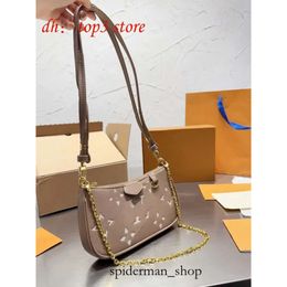 Designer Bag Women Crossbody Shoulder Bags Chain Wallet Lady Easy Pouch on Strap Purse Flower Stripes Luxury Brand Handbags Louiseviution Bag Lvse Bag 1615