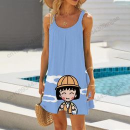 Casual Dresses Beach Suit Fashion Dress Woman 2024 Comfort Sexy Women's Beachwear Women One Piece Female Clothing Wear