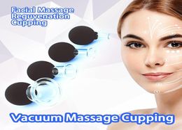 4 Pieces Glass Facial Massage Cupping Therapy Set For Eyes Face and Body Silicone Vacuum Suction Cuppings Anti Cellulite Wrinkle7197817