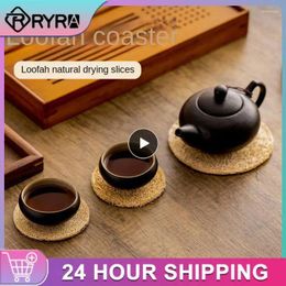 Tea Trays 5/8/10PCS Universal Handmade Cup Holder Set Teapot Mat Loofah Accessories 1 Pcs Chinese Saucer