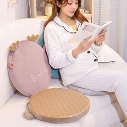 Pillow Plush Seat Super Soft Mat Double Sided Round Cartoon Living Room Chair Car Stuffed Household Supplies