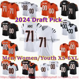 71 AmariusMims Jersey Custom S-6XL Football Jerseys stitched 9 JoeBurrow Ja'MarrChase JoeMixon TeeHiggins EvanMcPherson TylerBoyd SamHubbard CamTaylor-Britt