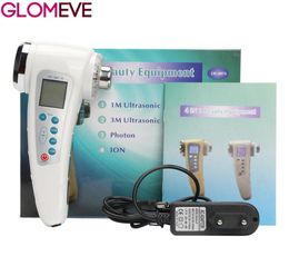 Ultrasound Galvanic Ion Skin Pores Cleaning Massager 7 LED Pon 3MHz 1MHz Skin Lift Rejuvenation Facial Eye Care Beauty Device C1819096380