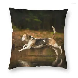 Pillow Cute Beagle Dog Cover Two Side Printing Animal Pattern Floor Case For Living Room Fashion Pillowcase Home Decor
