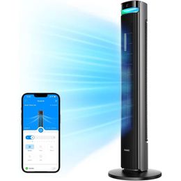 GoveeLife 42" Smart Tower Fan for Bedroom with Adjustable Oscillation, Remote Control, 5 Modes, 12 Speeds, Quiet Operation
