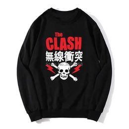 Men's Hoodies Sweatshirts Conflict Red Mens Wear Black Hoodie New Cartoon Mens Wear O-Neck Hoodie Sweater Street Clothing Harajuku