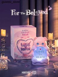 Night Lights ShinWoo Ghost Bear glowing doll table lamp blind box toy Kawaii doll Caja Ciega action picture luminous model mysterious box S240513