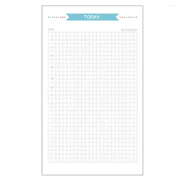 Sheets Size 6-Refillable White Paper For Notebook Planner Journal Dairy (Grid)