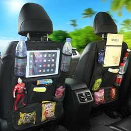 Storage Bags Car Seat Back Organiser Multi-Pocket Auto Phone Pocket Pouch Backseat With Touch Screen Tablet Holder