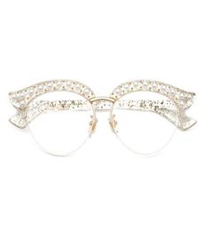 Cubojue Cat Eye Pearl Women Glasses Clear Lens Transparent Fashion Eyeglasses Frames Woman Half Frame Spectacles Eyeglass Ladies9981697