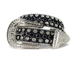 Western Rhinestones Belt Cowboy And Cowgirl Bling Leather Crystal Studded Belts Pin Buckle For Women Men8432813