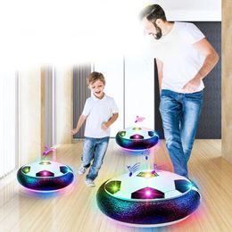 Hover Soccer Ball Toys for Children Electric Floating Football with LED Light Music Soccer Ball Outdoor Game Sport Toys for Kids 240514