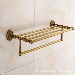 Bathroom Sink Faucets European Style Simple Copper Antique Towel Rack Hardware Accessories 2