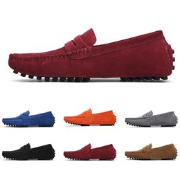 GAI casual shoes for men low black greys red blue orange brown flat sole mens outdoor shoes